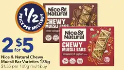 Ritchies Nice & Natural Chewy Muesli Bar offer