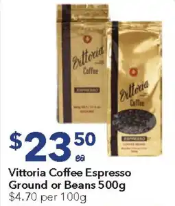 Ritchies Vittoria Coffee Espresso Ground or Beans offer