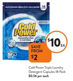 Foodworks Cold Power Triple Laundry offer