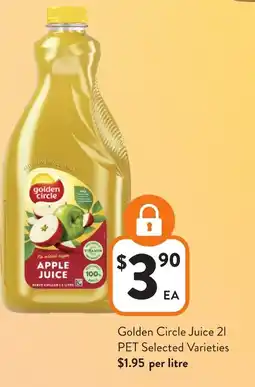 Foodworks Golden Circle Juice offer