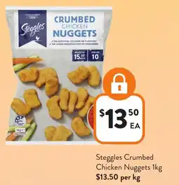Foodworks Steggles Crumbed Chicken Nuggets offer