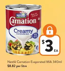 Foodworks Nestlé Carnation Evaporated Milk offer