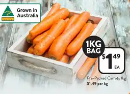 Foodworks Pre-Packed Carrots offer