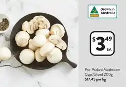Foodworks Pre-Packed Mushroom Cups/Sliced offer