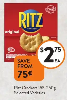 Foodworks Ritz Crackers offer