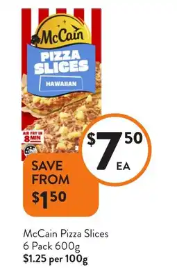 Foodworks McCain Pizza Slices offer