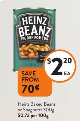 Foodworks Heinz beanz offer