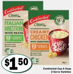 Friendly Grocer Continental Cup A Soup offer
