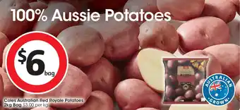 Coles Coles Australian Red Royale Potatoes offer