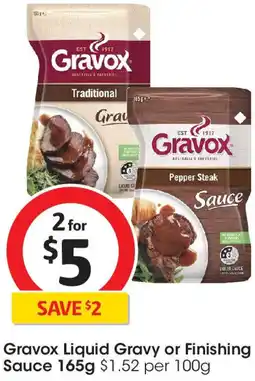 Coles Gravox Liquid Gravy or Finishing Sauce offer