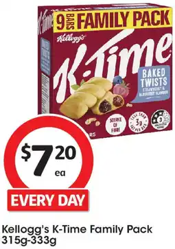 Coles Kellogg's K-Time Family Pack offer