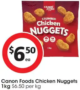 Coles Canon Foods Chicken Nuggets offer