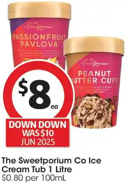 Coles The Sweetporium Co Ice Cream Tub offer
