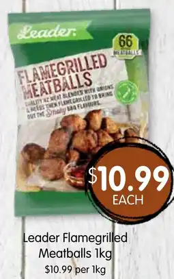 Spudshed Leader Flamegrilled Meatballs offer