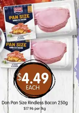 Spudshed Don Pan Size Rindless Bacon offer