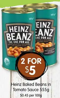 Spudshed Heinz Baked Beans in Tomato Sauce offer