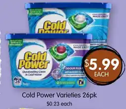 Spudshed Cold Power Varieties offer