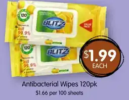 Spudshed Antibacterial Wipes offer