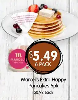 Spudshed Marcel's Extra Happy Pancakes offer