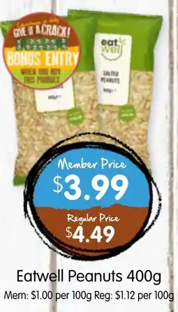 Spudshed Eatwell Peanuts offer