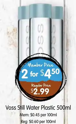 Spudshed Voss Still Water Plastic offer
