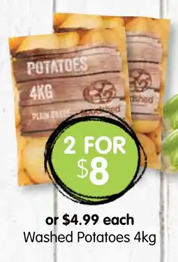 Spudshed Washed Potatoes offer