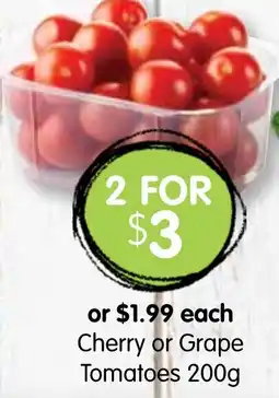 Spudshed Cherry or Grape Tomatoes offer