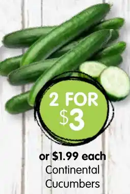 Spudshed Continental Cucumbers offer