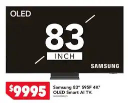 Harvey Norman Samsung 83" S95F 4K' OLED Smart AI TV offer
