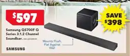 Harvey Norman Samsung QS700FQ Series 3.1.2 Channel Soundbar offer
