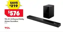 Harvey Norman TCL 5.1.2-Channel Dolby Atmos Soundbar offer