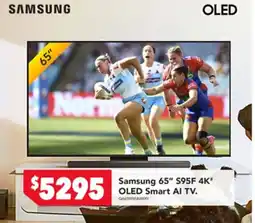 Harvey Norman Samsung 65" S95F 4K' OLED Smart AI TV offer