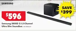Harvey Norman Samsung S800D 3.1.2-Channel Ultra Slim Soundbar offer