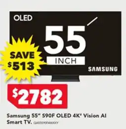 Harvey Norman Samsung 55" S90F OLED 4K* Vision Al Smart TV offer
