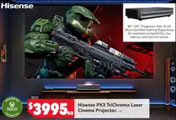Harvey Norman Hisense PX3 TriChroma Laser Cinema Projector offer