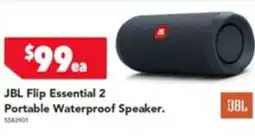 Harvey Norman JBL Flip Essential 2 Portable Waterproof Speaker offer