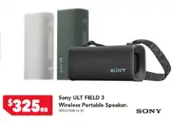 Harvey Norman Sony ULT FIELD 3 Wireless Portable Speaker offer