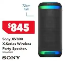 Harvey Norman Sony XV800 X-Series Wireless Party Speaker offer