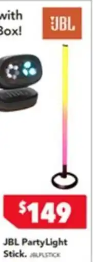 Harvey Norman JBL PartyLight Stick offer