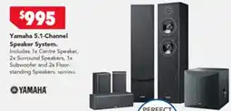 Harvey Norman Yamaha 5.1-Channel Speaker System offer