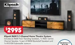 Harvey Norman Klipsch R600 5.1-Channel Home Theatre System offer