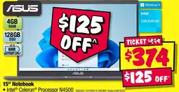 JB Hi-Fi ASUS 15" Notebook offer
