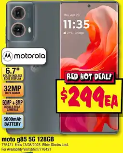JB Hi-Fi motorola moto g85 5G offer