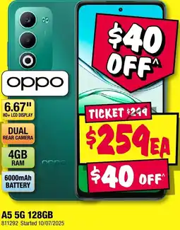 JB Hi-Fi oppo A5 5G offer