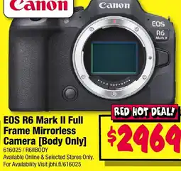 JB Hi-Fi Canon Mark II Full Frame Mirrorless Camera offer