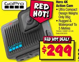 JB Hi-Fi GoPro Hero 4K Action Cam offer