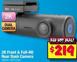 JB Hi-Fi 2K Front & Full-HD Rear Dash Camera offer
