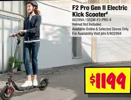 JB Hi-Fi F2 Pro Gen II Electric Kick Scooter offer