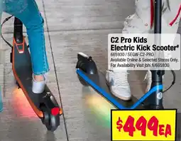 JB Hi-Fi C2 Pro Kids Electric Kick Scooter offer