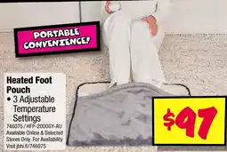 JB Hi-Fi Heated Foot Pouch offer